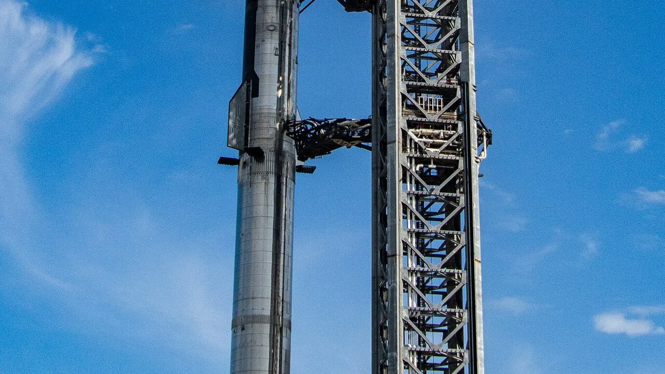SpaceX Starship on the launch mount — next-generation infrastructure behind long-term upside